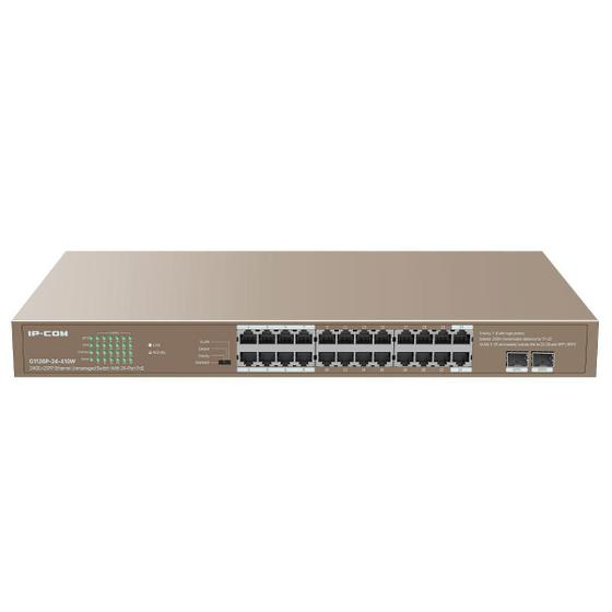 Imagem de Switch Ip-Com, 24 Portas Gigabit 10/100/1000 Mbps + 2 Portas