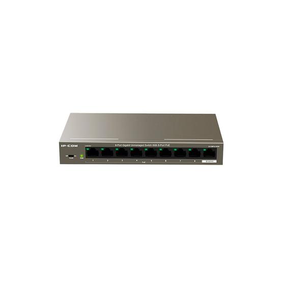 Imagem de Switch Ip-com 9pt Gigabit Com 8pt Poe + 1pt Uplink Gigabit - G1109p-8-102w