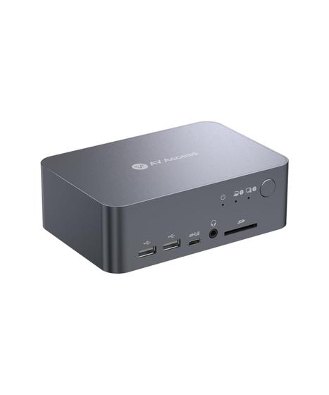 Imagem de Switch KVM iDock C10 com Entrada AV - Dual 4K@60Hz - Tipo C