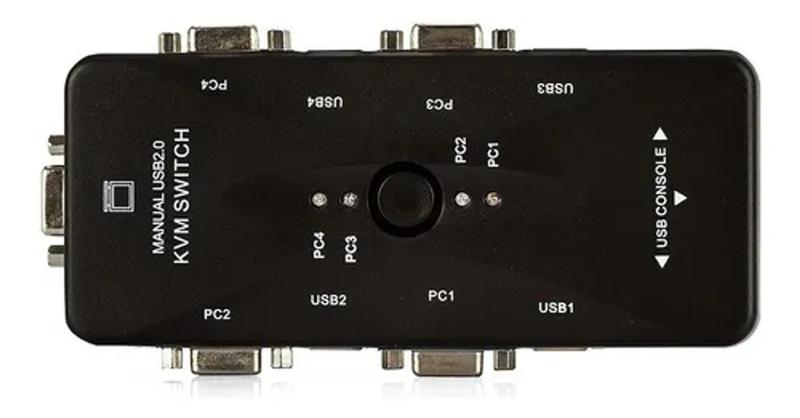 Imagem de Switch Kvm Usb 4 Portas Vga - Kvm41ua - Usb 2.0