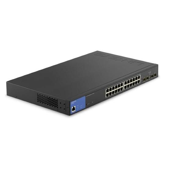 Imagem de Switch Linksys 24 Portas Gigabit PoE+ com 4 Uplinks 1G SFP