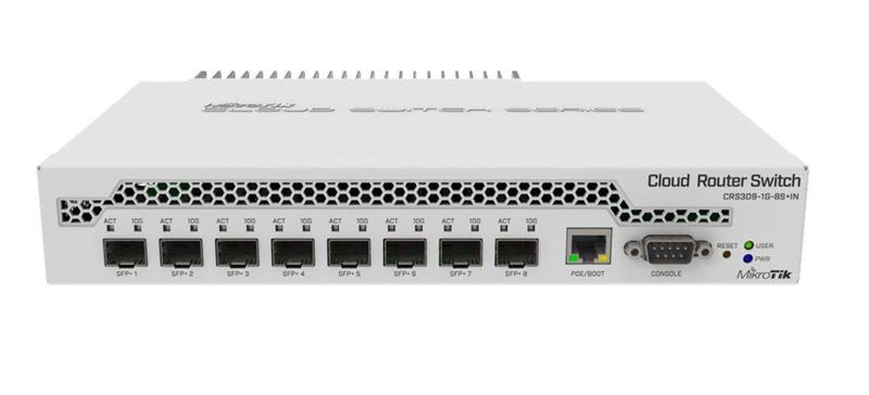 Imagem de Switch mikrotik cloud router crs309-1g-8s+in br l5