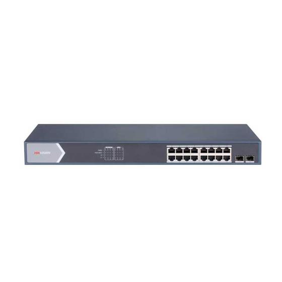 Imagem de Switch Poe Ds-3e1518p-si Gerenciavel 18 Portas Hikvision