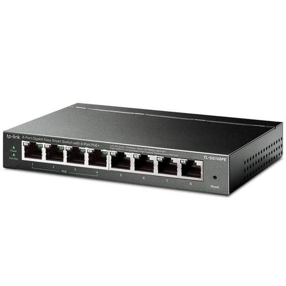 Switch Com 8 Portas Tl-sg108pe Tp-link