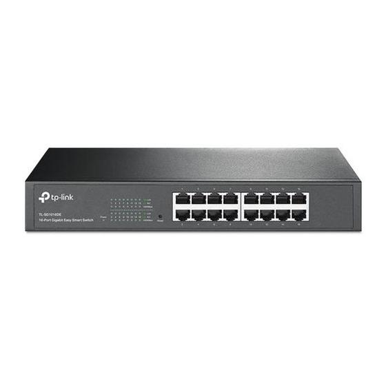 Imagem de Switch Smart Gigabit TP-Link TL-SG1016DE 16 Portas 10/100/1000 SFP