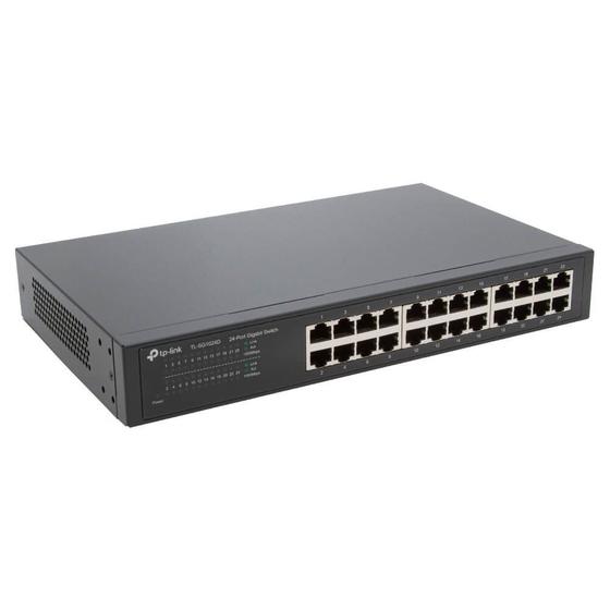 Switch TP-Link 24-port Gigabit Tl-sg1024d Menor preço em Switch TP-Link 24-port Gigabit Tl-sg1024d