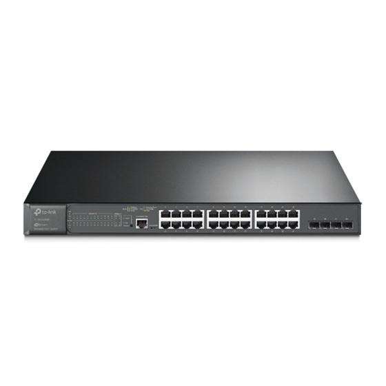 Imagem de Switch TP-LINK Gigabit 24 Portas Poe+ e 4 SFP TL-SG3428MP