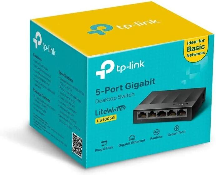 Switch TP-Link LS1005G série LiteWave 5 PORTAS GIGABIT é boa?