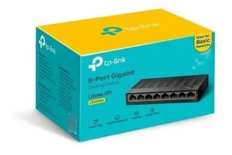 Imagem de Switch TP-Link LS1008G Gigabit 10/100/1000Mbps