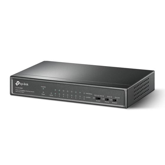 Imagem de Switch TP-Link TL-SF1009P 9 Portas Fast 10/100 (8 PoE+)