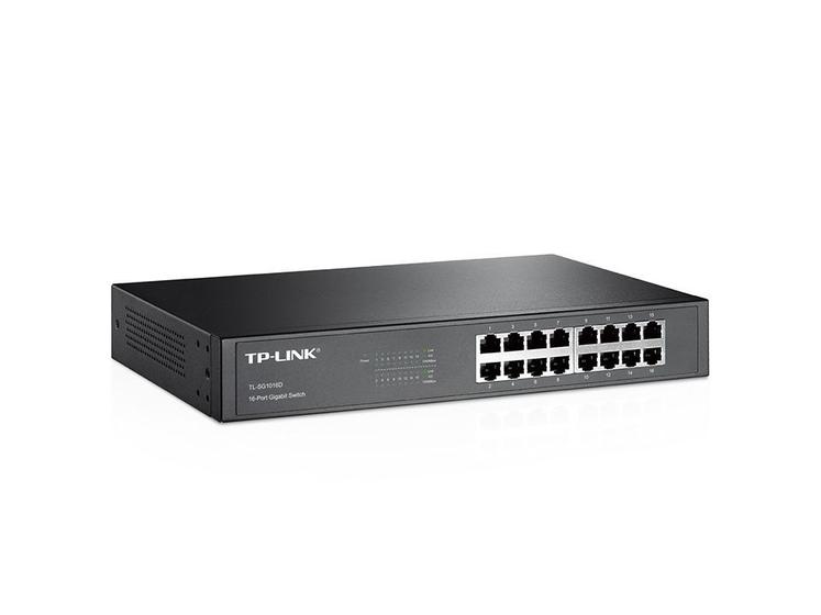 Switch TP-Link TL-SG1016D Gigabit 16 Portas 10/100/1000 Mbps Menor preço em Switch TP-Link TL-SG1016D Gigabit 16 Portas 10/100/1000 Mbps