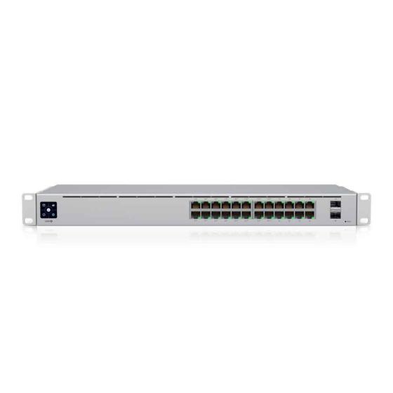 Imagem de Switch Ubiquiti Gerenciável 24 Portas Gigabit + 02 Sfp Giga Usw-24-poe Rack