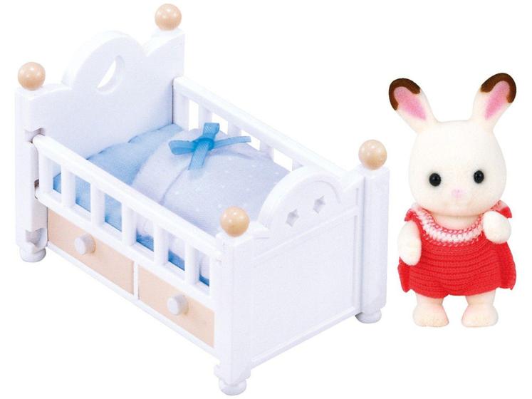 Imagem de Sylvanian Families Bebê Coelho Chocolate - com Acessórios Epoch Magia