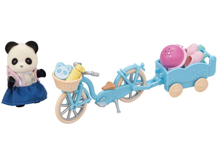 Imagem de Sylvanian Families Bicicleta e Patins Menina Panda - com Acessórios Epoch