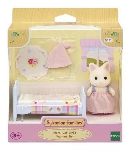 Imagem de Sylvanian Families Conjunto Cama Menina Gato Primavera - Epoch 5681