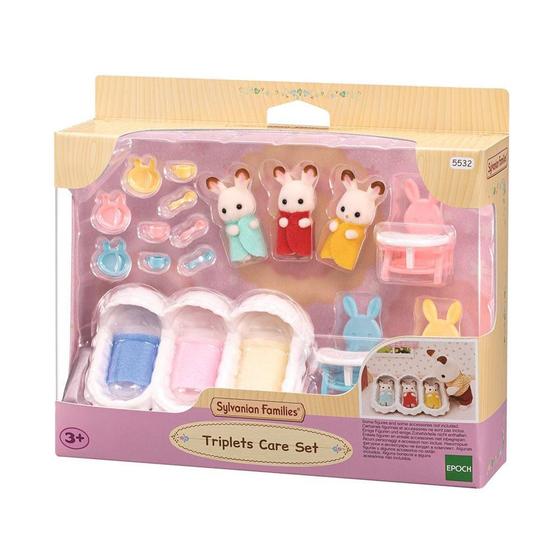 Imagem de Sylvanian Families - Conjunto Cuidando de Trigêmeos - Epoch