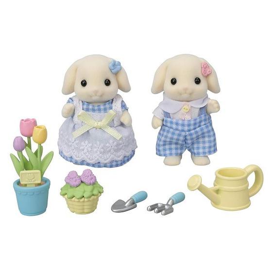 Imagem de Sylvanian Families Conjunto de Jardinagem - IRMA &amp Irmao Coelhos FLOR EPOCH Magia