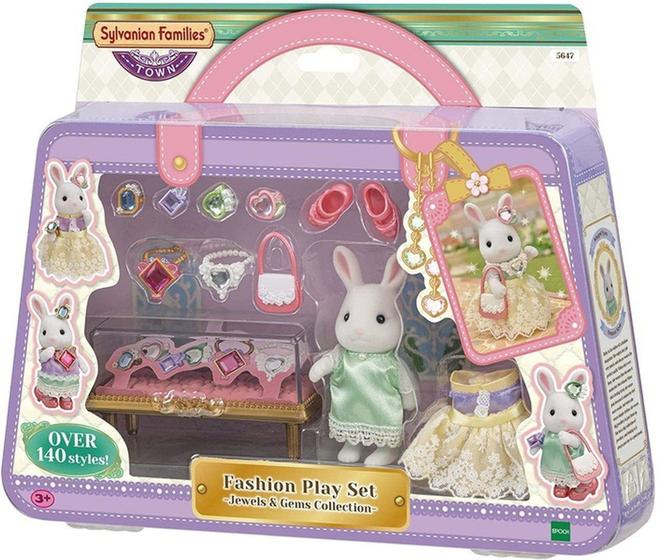 Imagem de Sylvanian Families Conjunto de Joias e Pedras  Coelha Ruby - Epoch 5647