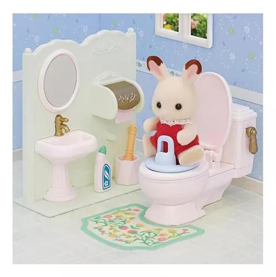 Imagem de Sylvanian Families Conjunto De Toalete Banheiro - Epoch