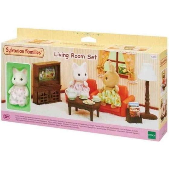 Imagem de Sylvanian families conjunto sala de estar com irma gato primavera