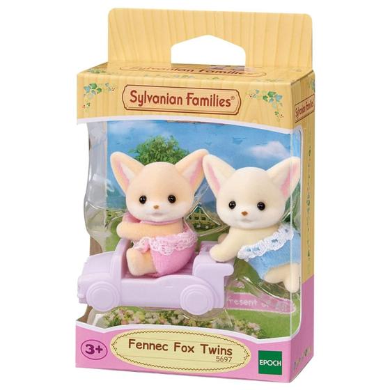 Imagem de Sylvanian Families Gêmeos Raposas Do Deserto com Acessório Epoch 2 Bonecos