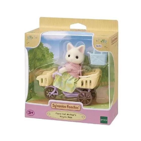 Imagem de Sylvanian Families Passeio De Bicicleta Mamae Gato 5680