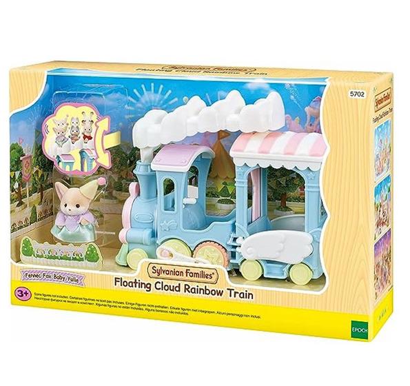 Imagem de Sylvanian Families Trem Arco-Íris Flutuando na Nuvem - Epoch