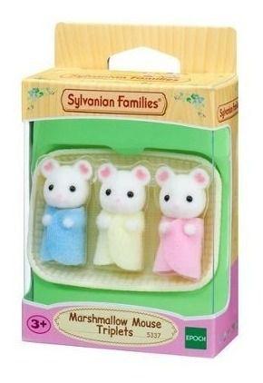 Imagem de Sylvanian Families Trigêmeos Rato Marshmallow Epoch 5337