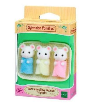 Imagem de Sylvanian Families - Trigêmeos Rato Marshmallow