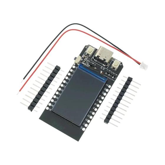 Imagem de T-Display ESP32 CH9102F 16MB WiFi Bluetooth Módulo Placa de Desenvolvimento LCD de 1,14 polegadas