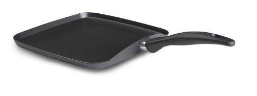 Imagem de T-fal B36313 Specialty Nonstick Grilled Cheese Griddle Panelaria, 10.25 Inch, Preto