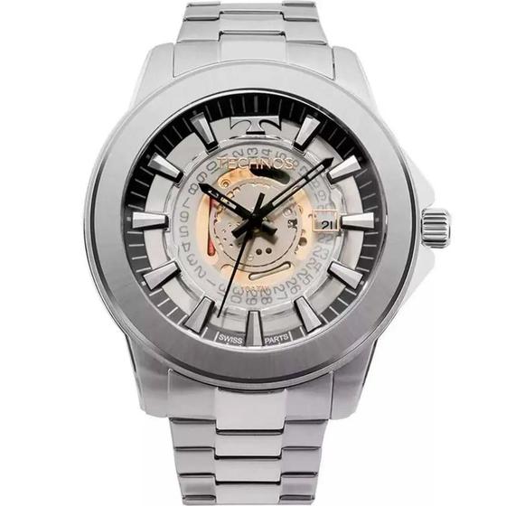 Imagem de T-pulso aco pulseira aco qz technos (dcre: 18038006)