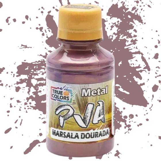 Imagem de T. Pva Metal 100ml 7982 Marsala Dourada