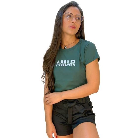 Imagem de T-shirt amar - verde