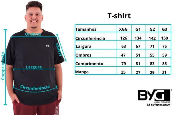 Imagem de T-shirt BYG Plus Size Masculina