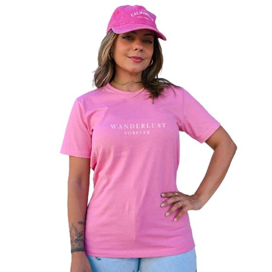 Imagem de T-Shirt Chiclete Wanderlust Branca