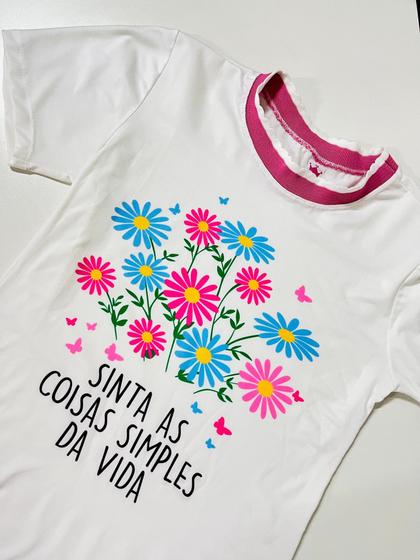 Imagem de T-shirt feminina Blusinha frases Camiseta feminina Blusinha com frases T-shirt feminina