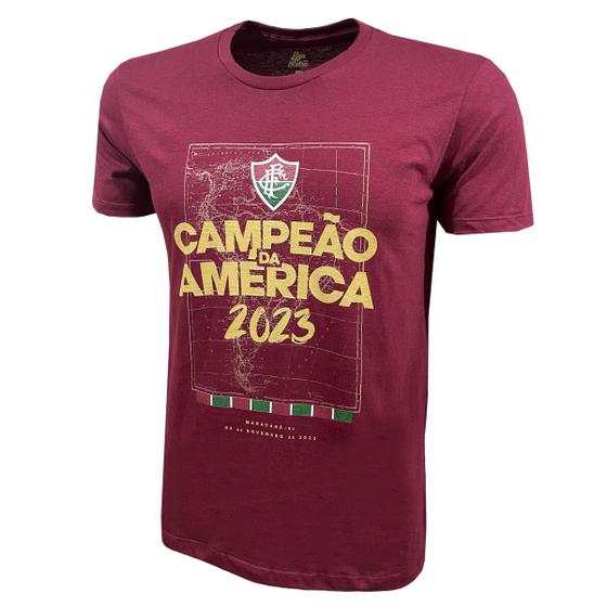 Imagem de T-shirt Fluminense Campeão da América Grená