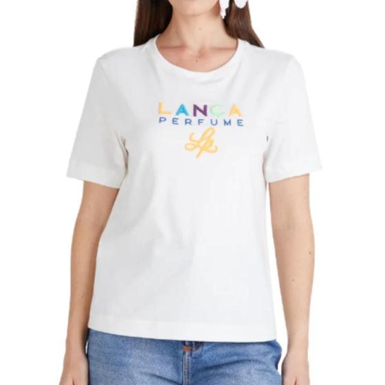 Imagem de T shirt lanca perfume 502ts004744 off white feminino