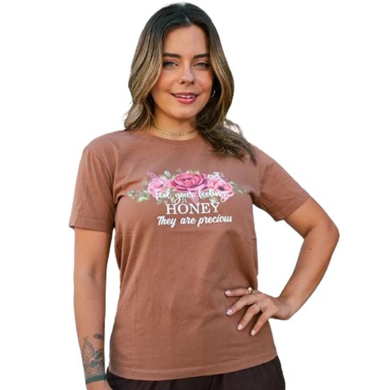 Imagem de T-Shirt Marrom Claro Honey