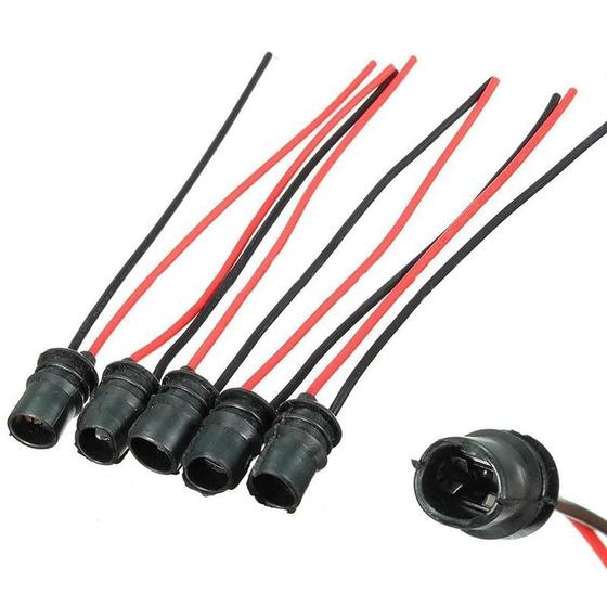 Imagem de T10 W5W Cunha De Carro LED Suporte De Soquete De Lâmpada 10 Unidades De Substituição De Conector De