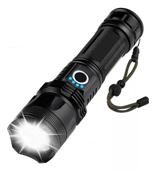 Lanterna Tática Militar T9 LED Recarregável