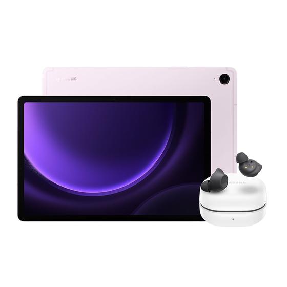 Imagem de Tab S9 FE 5G (128GB) - Rosa + Galaxy Buds FE - Grafite