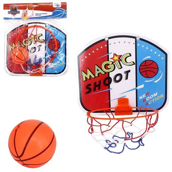 Tabela cesta de basquete para porta e parede com aro e bola infantil jogador GIMP Tabela de