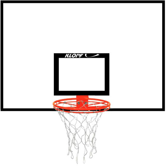 Imagem de Tabela de Basquete Oficial em Compensado Naval com Aro Klopf 1021