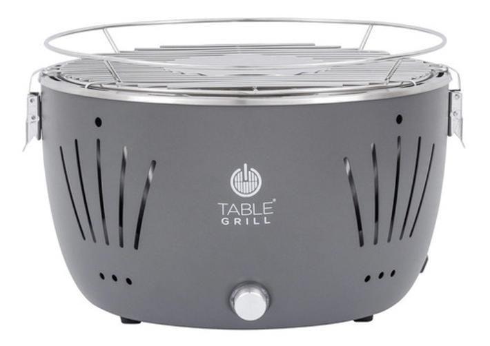 Imagem de Table Grill Churrasqueira De Mesa Carvão Usb Pilha - Cinza