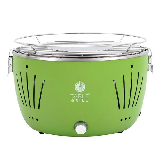 Table Grill Churrasqueira De Mesa Carvão Usb Pilha Verde Churrasqueira a Carvão Magazine Luiza