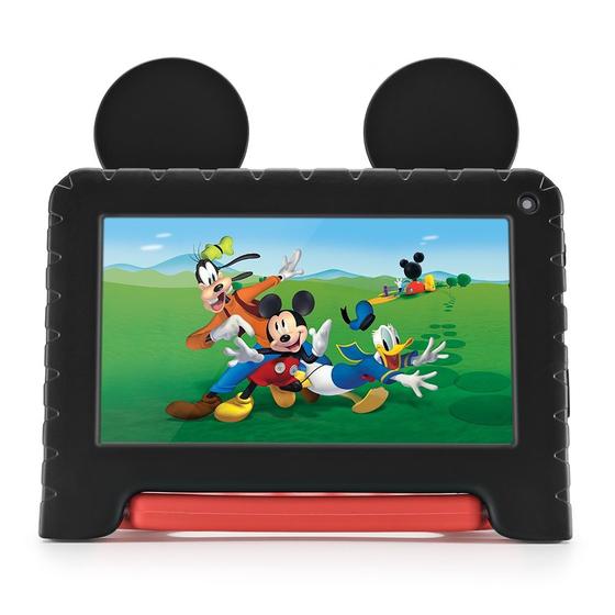 Tablet Multilaser Mickey Mouse Plus Nb395 Preto 32gb Wi-fi