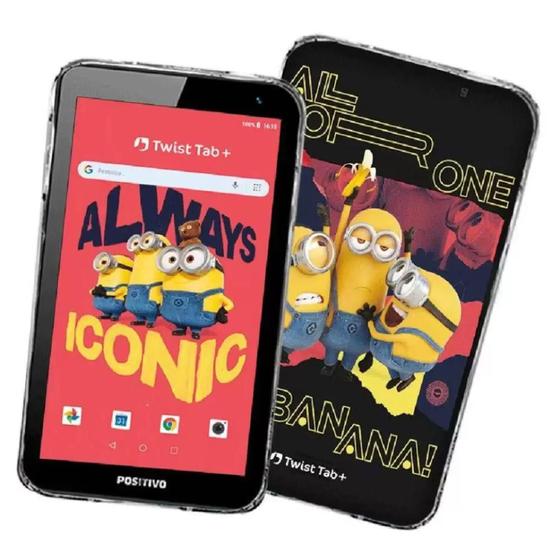 Imagem de Tablet 7 Positivo Twist Tab Minions 64GB Camera Frontal 2MP