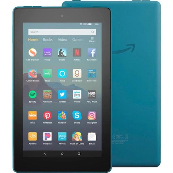 Imagem de Tablet Amazon Fire 7 HD 16GB Azul  2 GB Memória RAM 800 x 1280 px